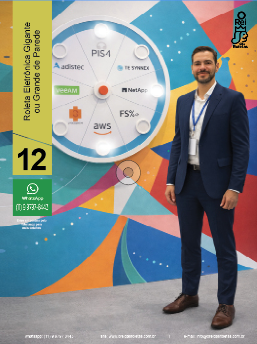 roleta de parede para sorteios de premios