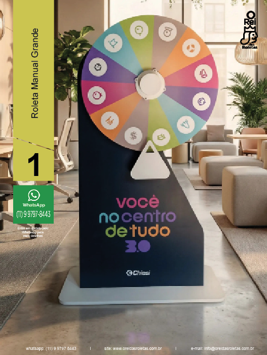 roleta manual da sorte para sorteios