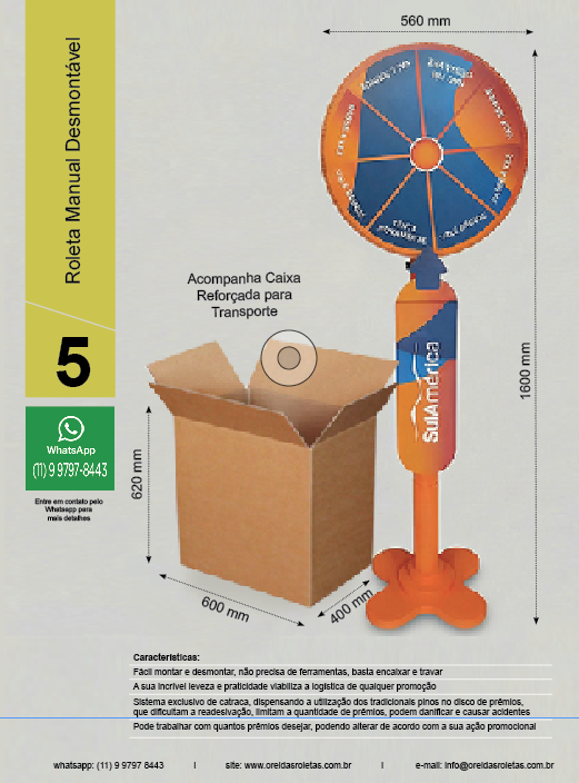 a roleta mais barata para sorteio de premios